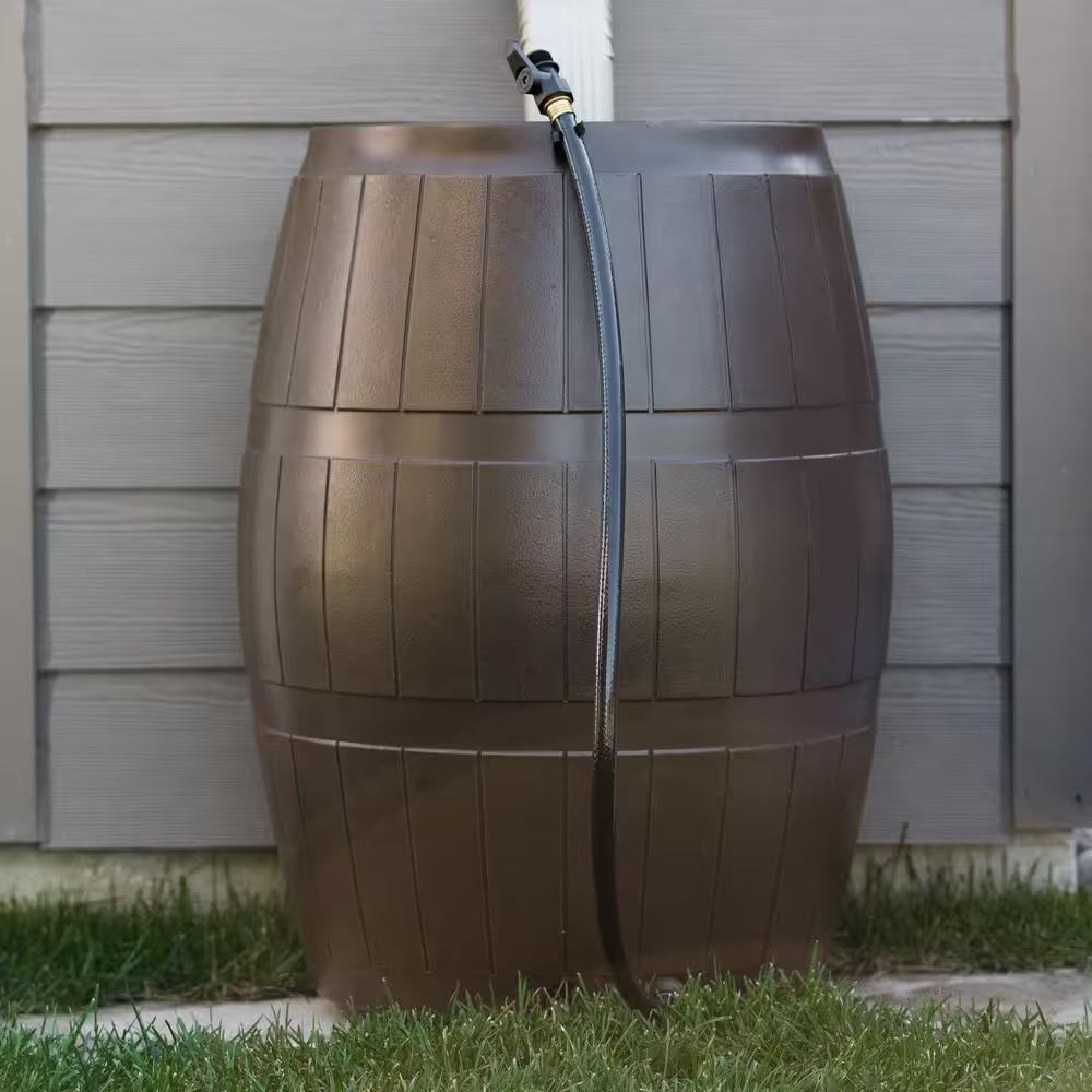 Rain Catcher 50 Gal. Brown RC 4000 Rain Barrel