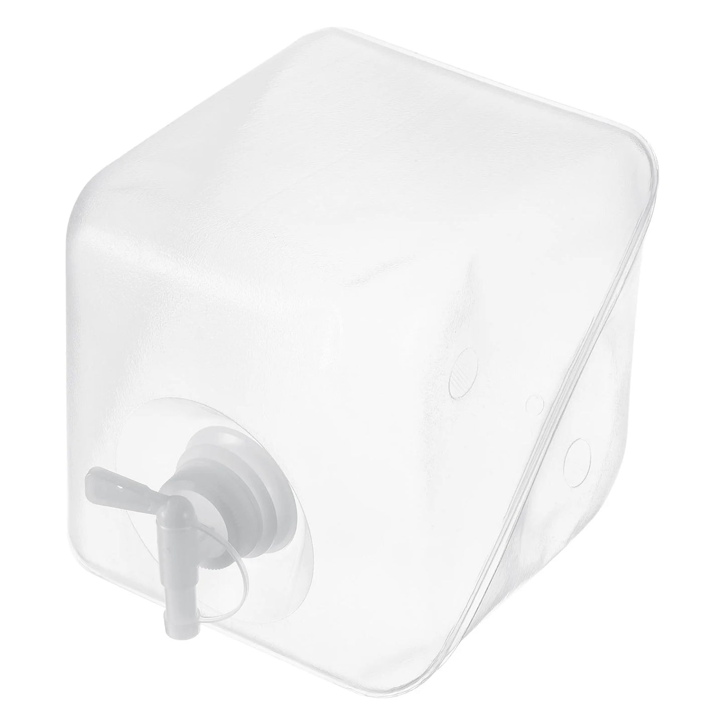 Collapsible Water Container Cube Jug with Spigot and Sealing Cap 5L