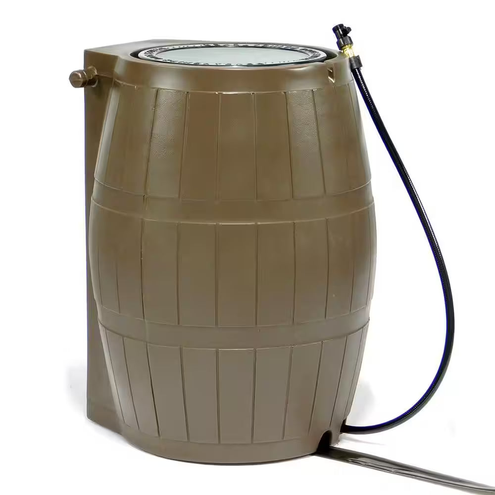 Rain Catcher 50 Gal. Brown RC 4000 Rain Barrel