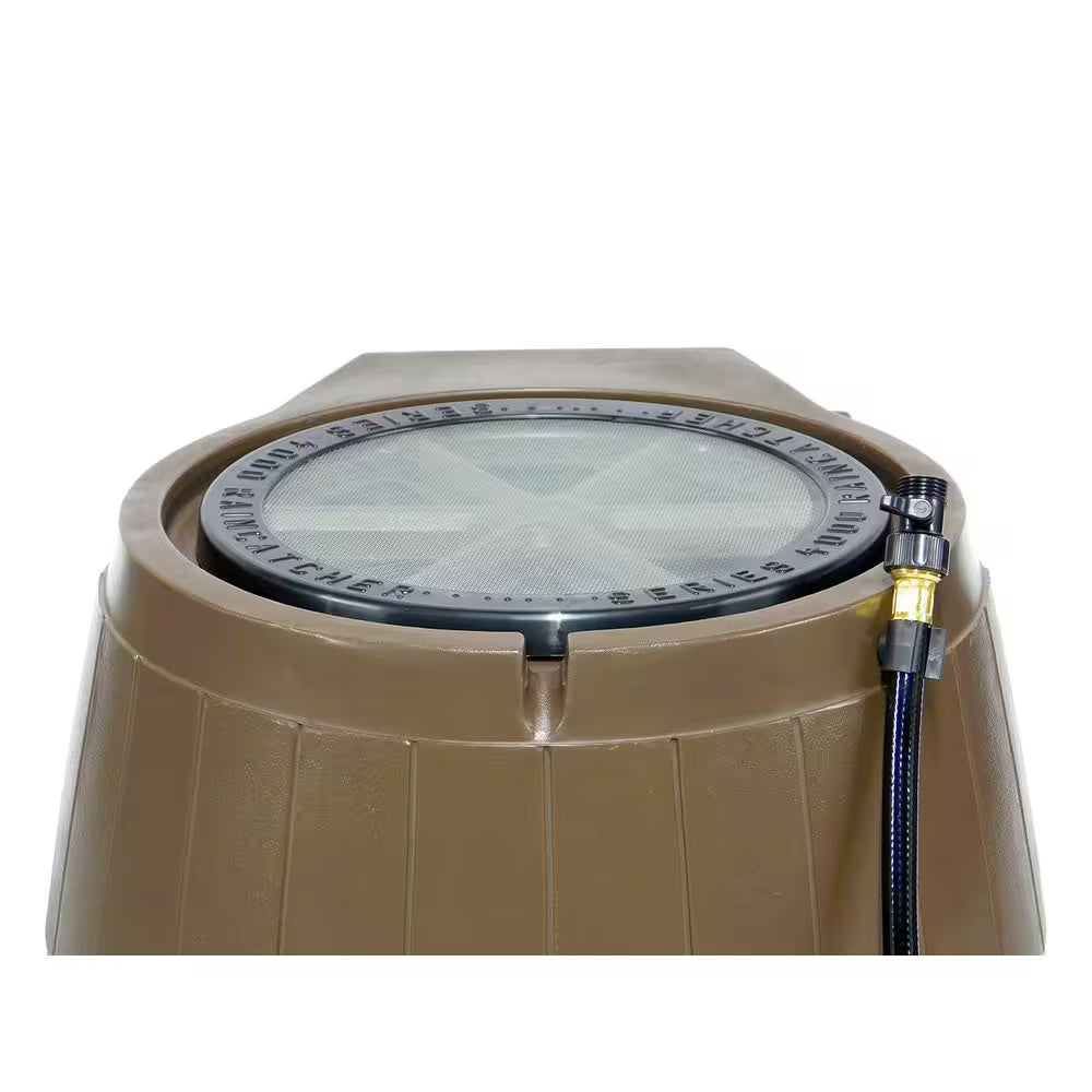 Rain Catcher 50 Gal. Brown RC 4000 Rain Barrel