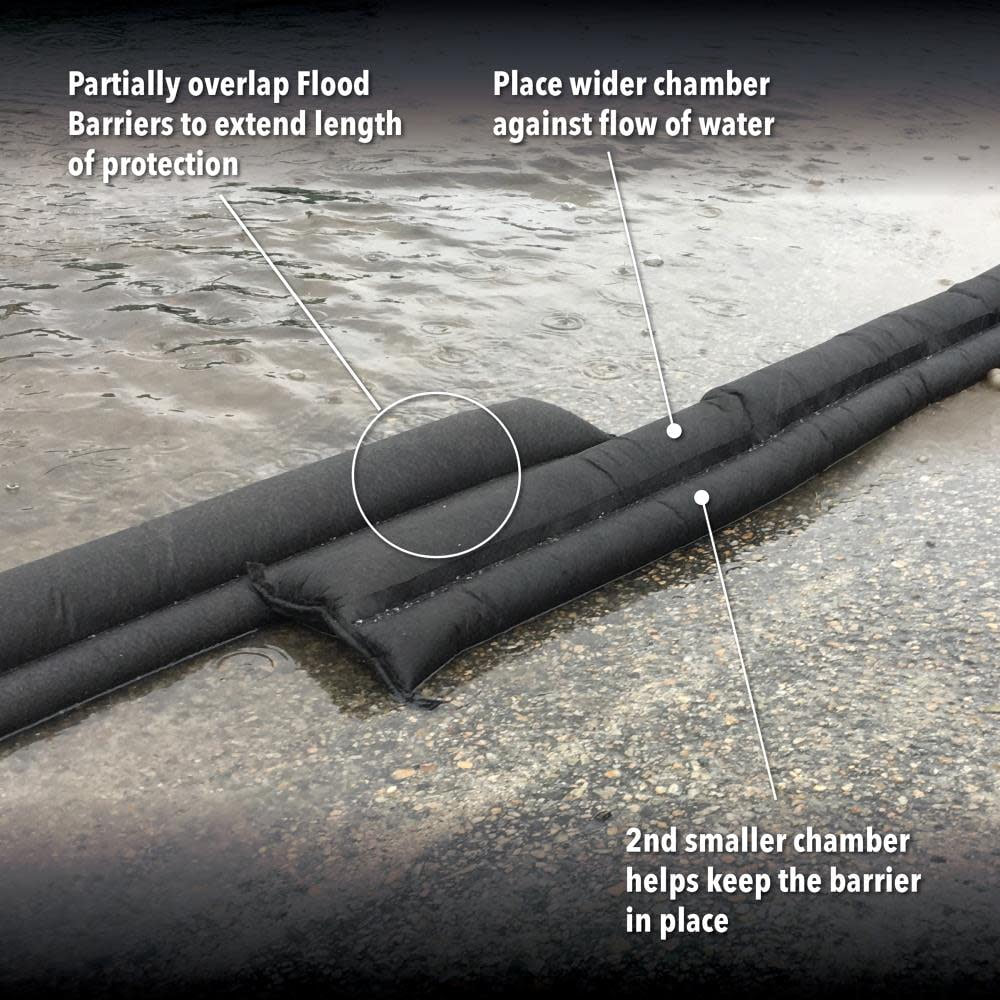 Quick Dam 17' Water Activated Flood Barrier 1/Pack