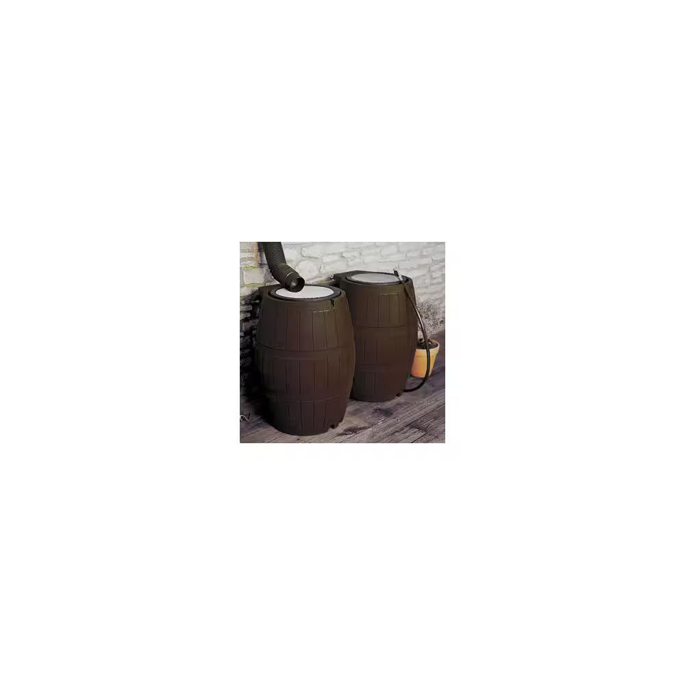 Rain Catcher 50 Gal. Brown RC 4000 Rain Barrel