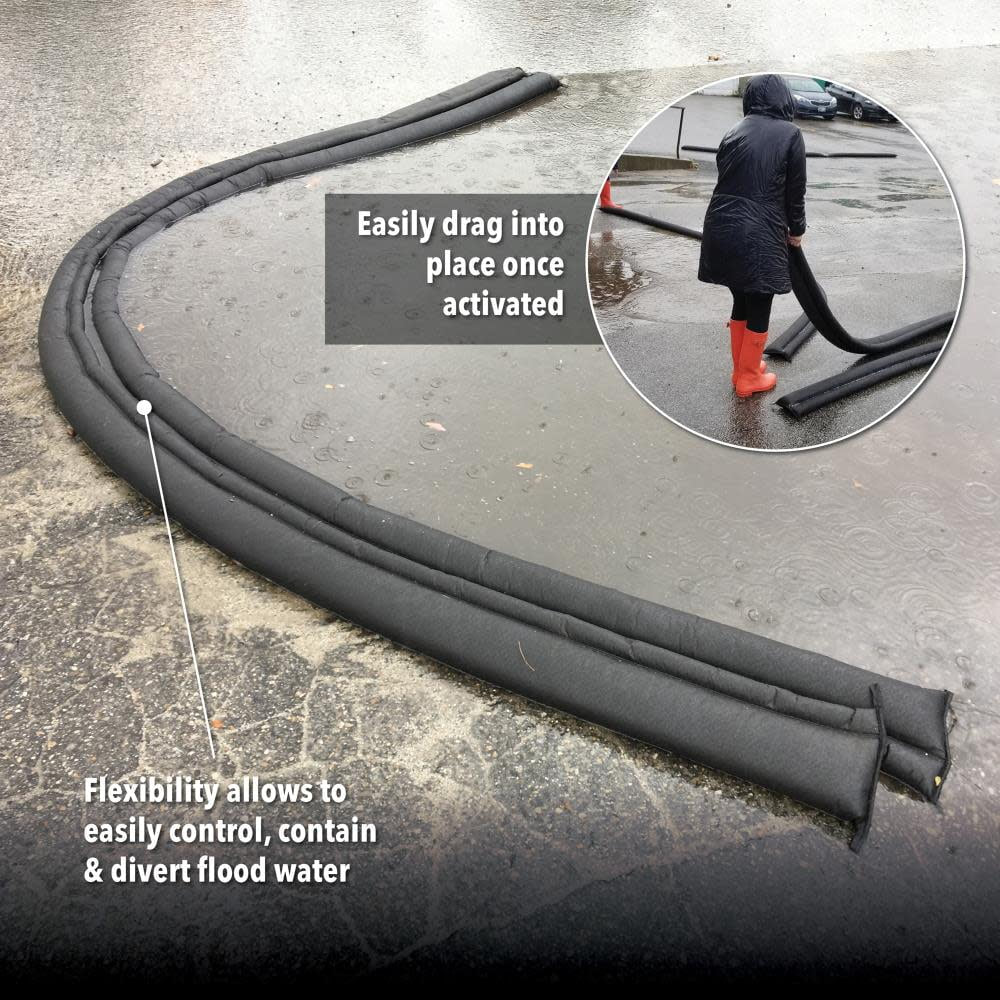 Quick Dam 17' Water Activated Flood Barrier 1/Pack