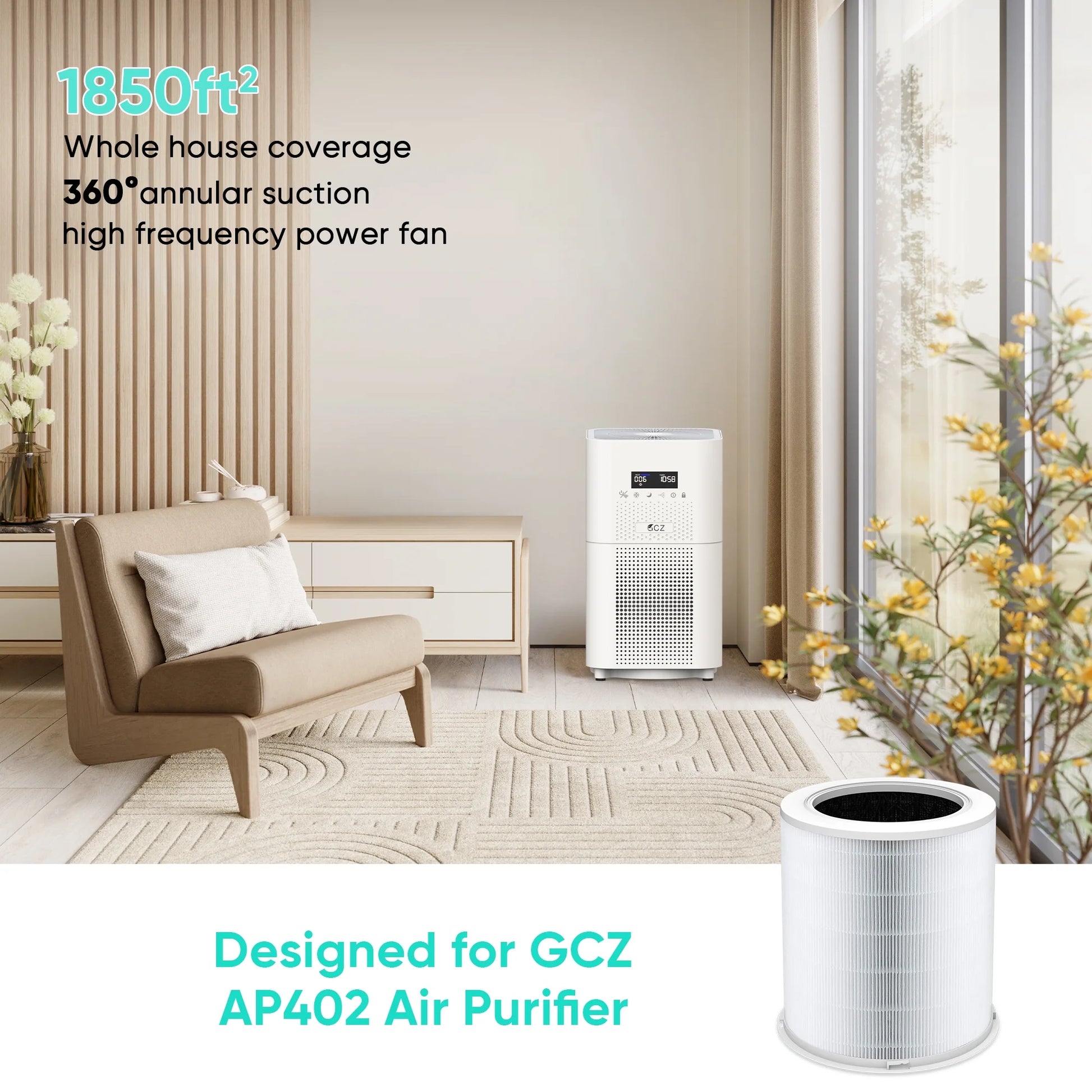 Replacement HEPA Air Purifier Filter for  Air Purifier