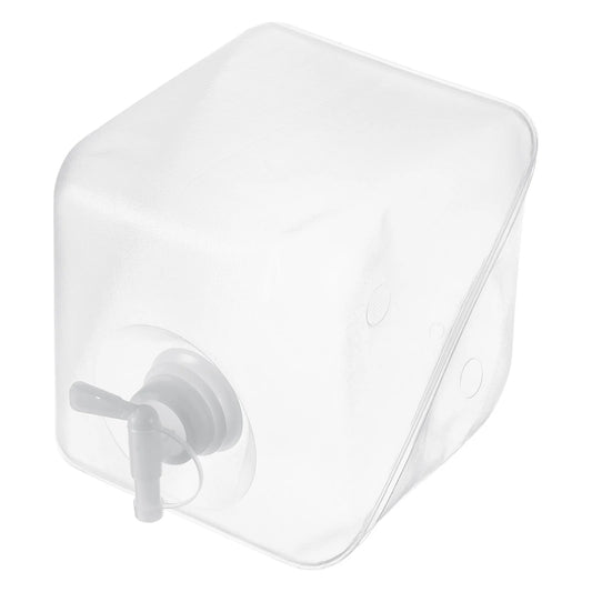 Collapsible Water Container Cube Jug with Spigot and Sealing Cap 5L