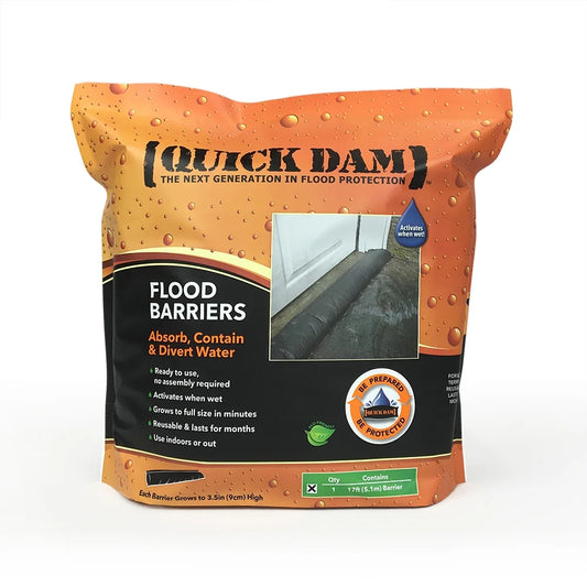 Quick Dam 17' Water Activated Flood Barrier 1/Pack